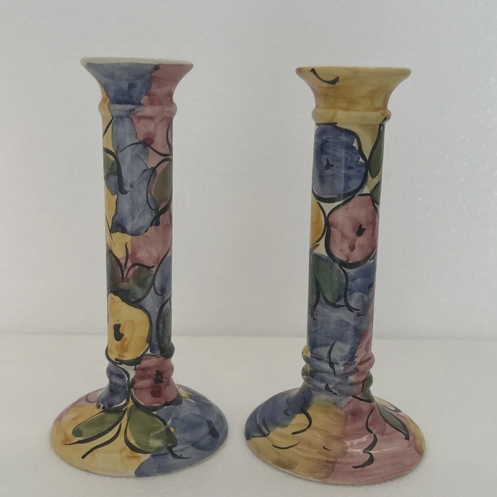 Jay Willfred Ceramic Taper Candle Holders Div of Andrea‎ by Sadek